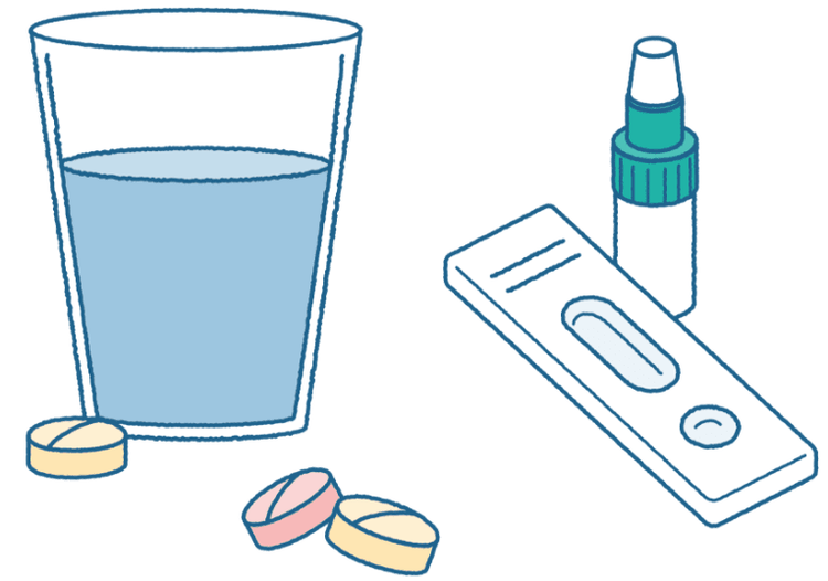 体調不良に備えて、準備しておきましょう